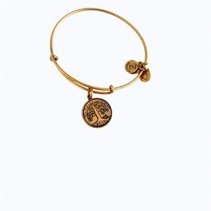 Alex and Ani “Russian Gold”/Bronze Retired Tree of Life Bangle Bracelet